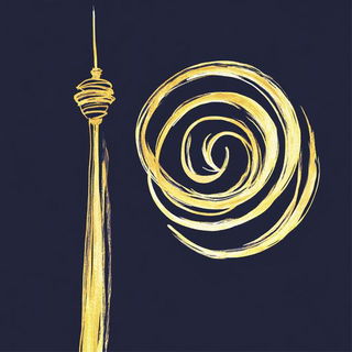 Dragonresist style, Midjourney V6.1: bold minimalist logo design for Istanbul city municipal services