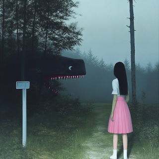Turbid Reprographism style, Midjourney V6.1: retro fairy-tale illustration