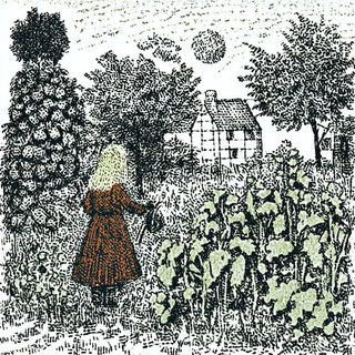 Vortex Foliate style, Midjourney V6.1: retro fairy-tale illustration