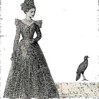 Vortex Foliate style, Midjourney V6.1: haute-couture fashion outfit