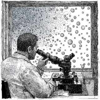 Vortex Foliate style, Midjourney V6.1: editorial illustration for popular scientific magazine cover