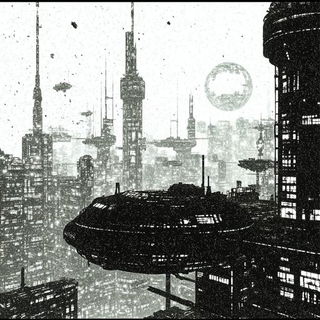 Vortex Foliate style, Midjourney V6.1: cinematic shot from sci-fi movie