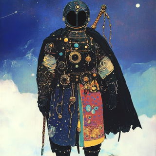 Magenta Noirscapes style, Midjourney V6.1: concept art character design of retropunk steam knight