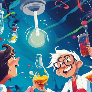 Inksurge style, Midjourney V6.1: editorial illustration for popular scientific magazine cover