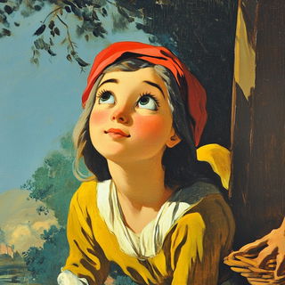 Inksurge style, Midjourney V6.1: classical 18th-century oil painting