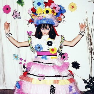Glyphpore style, Midjourney V6.1: haute-couture fashion outfit
