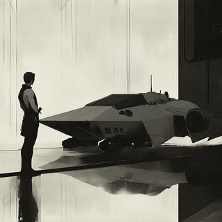 Pagodaclast style, Midjourney V6.1: cinematic shot from sci-fi movie
