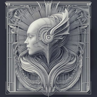 Puppetgraph style, Midjourney V6.1: abstract 3D render