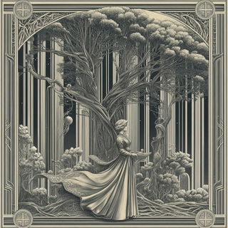 Puppetgraph style, Midjourney V6.1: retro fairy-tale illustration