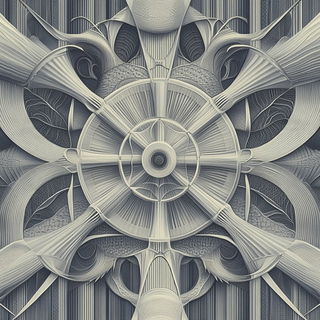 Puppetgraph style, Midjourney V6.1: creative pattern composition