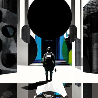 Mossletter Motion style, Midjourney V6.1: cinematic shot from sci-fi movie