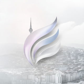 Blackwash Cenobitism style, Midjourney V6.1: bold minimalist logo design for Istanbul city municipal services