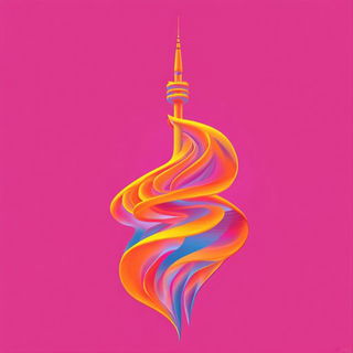 Animapop style, Midjourney V6.1: bold minimalist logo design for Istanbul city municipal services