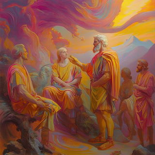 Animapop style, Midjourney V6.1: classical 18th-century oil painting