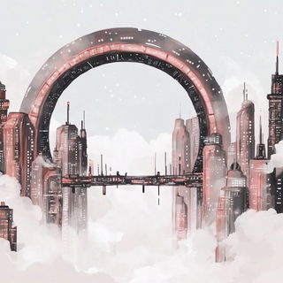 Floramask style, Midjourney V6.1: cinematic shot from sci-fi movie