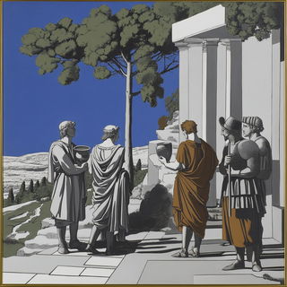 Anthraquinone Skyworks style, Midjourney V6.1: classical 18th-century oil painting