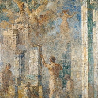 Cinecortex style, Midjourney V6.1: classical 18th-century oil painting