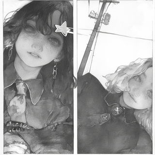 Atmosplank style, Midjourney V6.1: black-and-white manga comic strip