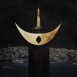 Oroplume style, Midjourney V6.1: bold minimalist logo design for Istanbul city municipal services