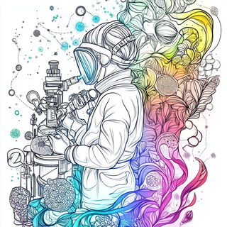 Escutcheon Tropica style, Midjourney V6.1: editorial illustration for popular scientific magazine cover