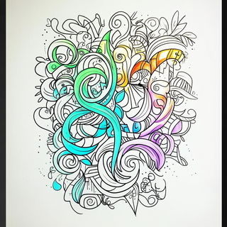 Escutcheon Tropica style, Midjourney V6.1: typographic composition with large letters
