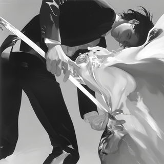 Mortar Moon style, Midjourney V6.1: black-and-white manga comic strip