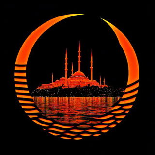 Maskipelago style, Midjourney V6.1: bold minimalist logo design for Istanbul city municipal services