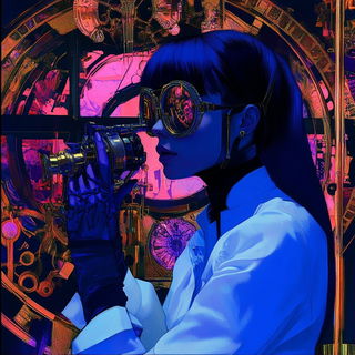 Operamorph style, Midjourney V6.1: editorial illustration for popular scientific magazine cover