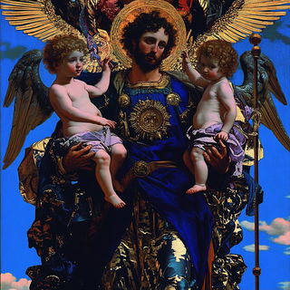 Operamorph style, Midjourney V6.1: classical 18th-century oil painting