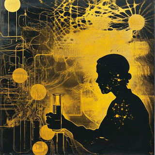 Faceted Tropicisme style, Midjourney V6.1: editorial illustration for popular scientific magazine cover