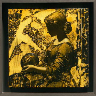 Faceted Tropicisme style, Midjourney V6.1: classical 18th-century oil painting