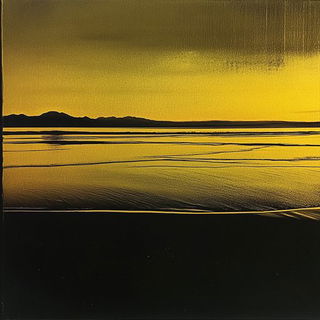 Faceted Tropicisme style, Midjourney V6.1: realistic landscape photograph of quiet dawn