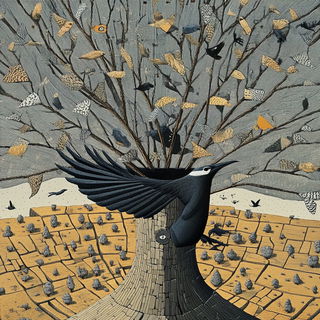 Ravenglass Crucible style, Midjourney V6.1: traditional folk art