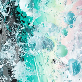 Coralindigo style, Midjourney V6.1: abstract 3D render
