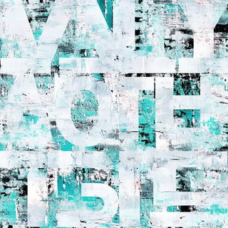 Coralindigo style, Midjourney V6.1: typographic composition with large letters