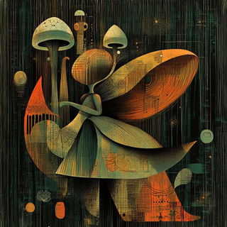 Cloudrigging style, Midjourney V6.1: retro fairy-tale illustration