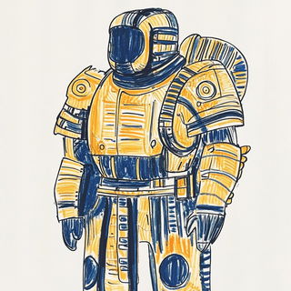 Crocodile Slipcast style, Midjourney V6.1: concept art character design of retropunk steam knight