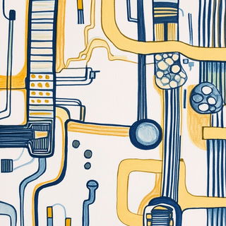 Crocodile Slipcast style, Midjourney V6.1: technical infrastructure blueprint schematics