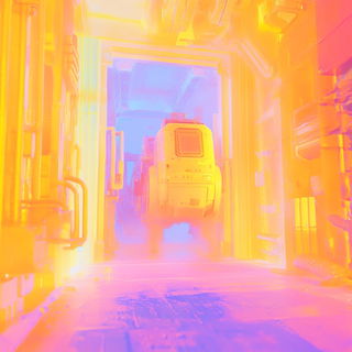 Cliffheroica style, Midjourney V6.1: cinematic shot from sci-fi movie