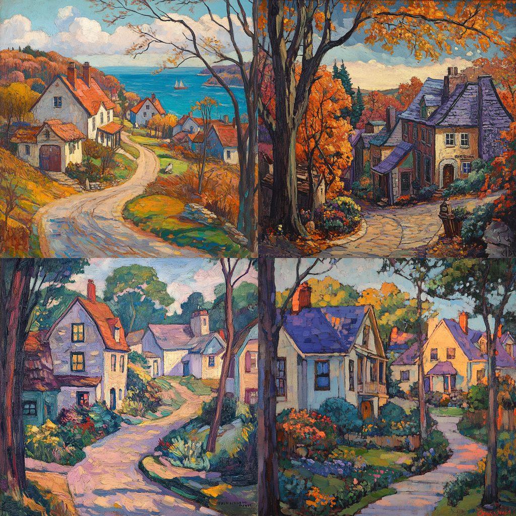 Fern Isabel Coppedge style, Midjourney V6.1, render 1 of 4