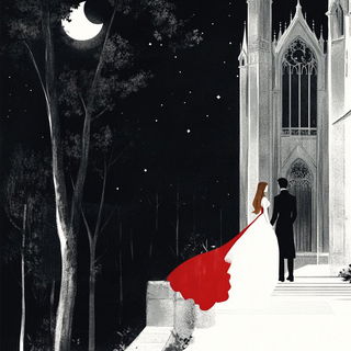 Cairnway style, Midjourney V6.1: retro fairy-tale illustration