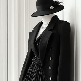 Cairnway style, Midjourney V6.1: haute-couture fashion outfit
