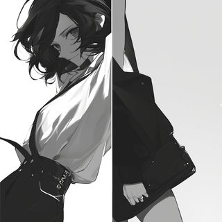 Cairnway style, Midjourney V6.1: black-and-white manga comic strip