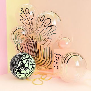 Sootographia style, Midjourney V6.1: abstract 3D render