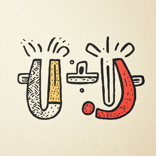Kestrel Duet Collective style, Midjourney V6.1: typographic composition with large letters