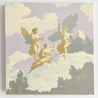 Backlit Continental Romanticism style, Midjourney V6.1: classical 18th-century oil painting