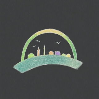 Flamecoil Embroidery style, Midjourney V6.1: bold minimalist logo design for Istanbul city municipal services