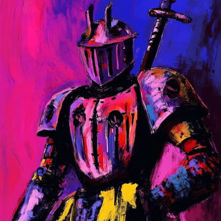 Valleymosaic style, Midjourney V6.1: concept art character design of retropunk steam knight