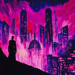Valleymosaic style, Midjourney V6.1: cinematic shot from sci-fi movie