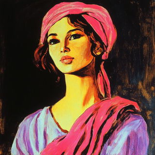 Valleymosaic style, Midjourney V6.1: classical 18th-century oil painting